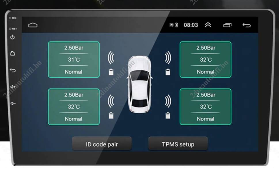 – típus specifikus autóhifi Mazda 3 (2009-2013) magyar menüs 2DIN GPS Android autórádió wifivel 9″-os érintőképernyős