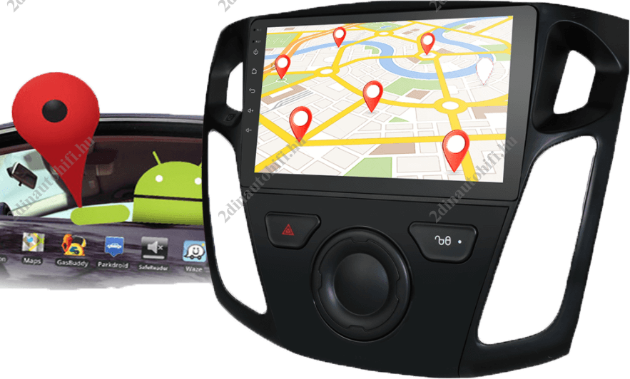– típus specifikus autóhifi Ford Focus MK3 (2012-2017) 9″ magyar menüs GPS Android autórádió gyári helyére