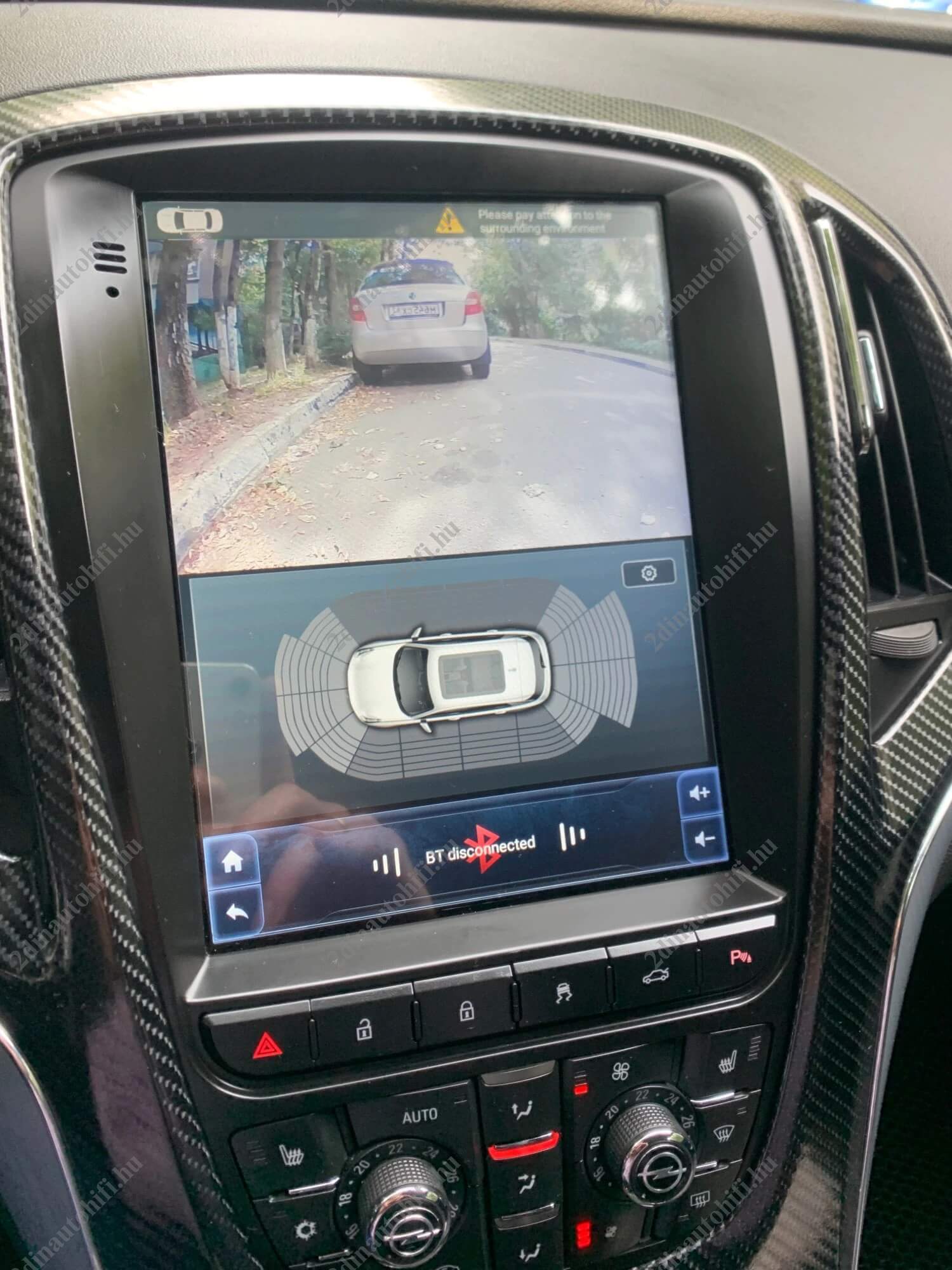 – típus specifikus autóhifi Opel Astra J 10″-os hatalmas „Tesla” kijelzős magyar menüs GPS navigációs autórádió CAN BUS vezérléssel