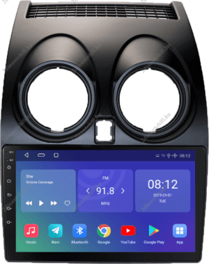 Nissan Qashqai (2006-2013) 9″-os magyar menüs Android GPS autórádió navigációval