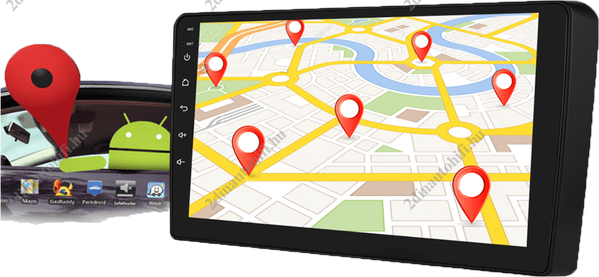 – típus specifikus autóhifi KIA Picanto RIO (2011-2015) 9″-os magyar menüs Android GPS autórádió navigációval Wifi DSP Bluetooth
