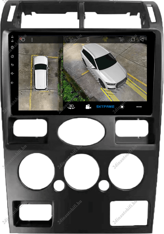 – típus specifikus autóhifi Ford Mondeo MK3 (2000-2007) 9″-os kijelzős 2 DIN Autórádió magyar Android rendszerrel Wifi Bluetooth