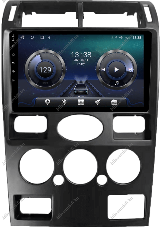 – típus specifikus autóhifi Ford Mondeo MK3 (2000-2007) 9″-os kijelzős 2 DIN Autórádió magyar Android rendszerrel Wifi Bluetooth