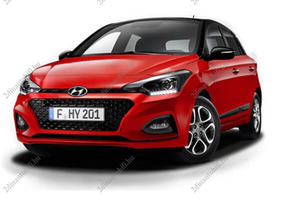 – típus specifikus autóhifi Hyundai i20 (2018-) 9″-os magyar menüs Android GPS autórádió navigációval Wifi DSP Bluetooth