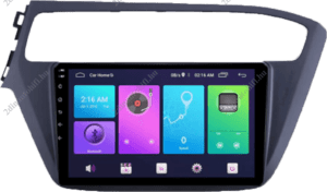 Hyundai i20 (2018-) 9″-os magyar menüs Android GPS autórádió navigációval Wifi DSP Bluetooth