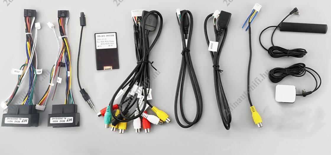 – típus specifikus autóhifi Mercedes E W211 W219 W209 W463 9″-os kijelzős 2 DIN Autórádió magyar Android rendszerrel CAN adapter kormányvezérlés Wifi Bluetooth DSP