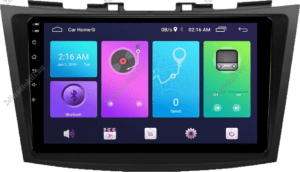 – típus specifikus autóhifi Suzuki Swift 4 (2011-2017) 9″ magyar menüs GPS Android autórádió gyári helyére