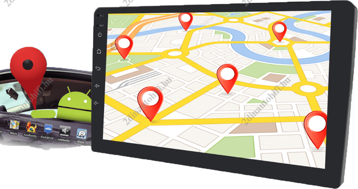 – típus specifikus autóhifi Toyota C-HR 9″ magyar menüs GPS Carplay Android autórádió gyári helyére