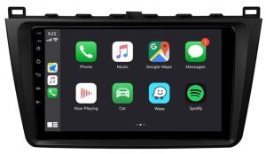 – típus specifikus autóhifi Mazda 6 (2007-2012) magyar menüs 9″-os érintőképernyős Android autórádió CAN BUS vezérléssel