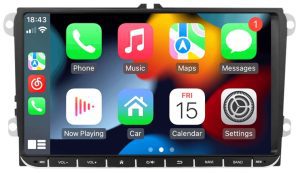 – típus specifikus autóhifi VW Skoda Seat hatalmas kijelzős 2 DIN Autórádió magyar Android rendszerrel CAN adapter kormányvezérlés Wifi Bluetooth DSP