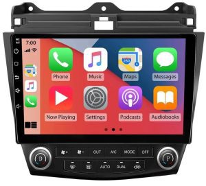 – típus specifikus autóhifi Honda Accord 7 (2003-2007) 10″ érintős magyar menüs Android rendszerrel GPS autóhifi gyári helyére