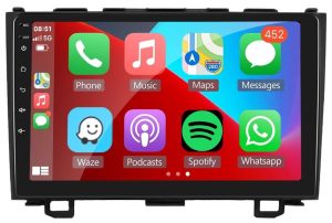 – típus specifikus autóhifi Honda CRV (2007-2011) 9″ magyar menüs GPS Android autórádió gyári helyére