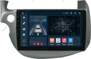 – típus specifikus autóhifi Honda Jazz (2007-2014) 10″-os kijelzős 2 DIN Autórádió magyar Android rendszerrel Wifi Bluetooth DSP