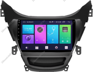 Hyundai Elantra (2012-2016) 9″-os magyar menüs Android GPS autórádió navigációval Bluetooth Wifi