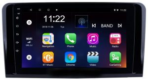 – típus specifikus autóhifi Mercedes ML W164 GL X164 (2005-2011) magyar menüs 9″-os érintőképernyő Android autórádió CAN BUS vezérléssel