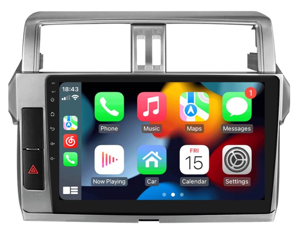 – típus specifikus autóhifi Toyota Land Cruiser (2013-2017) 9″ magyar menüs GPS Android autórádió gyári helyére