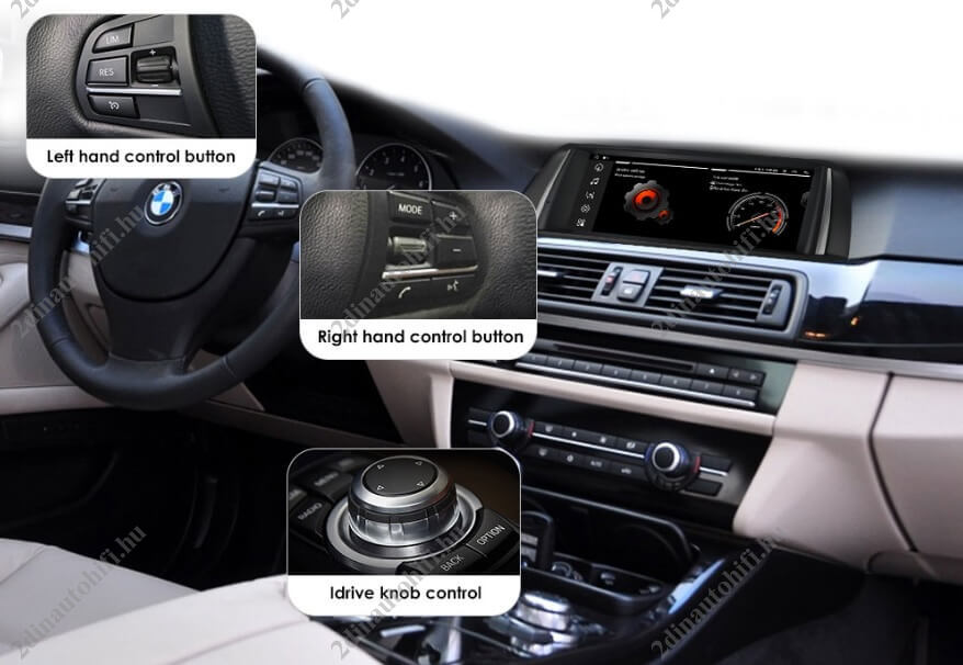 – típus specifikus autóhifi BMW 5 F10 (2011-2012) 10,25