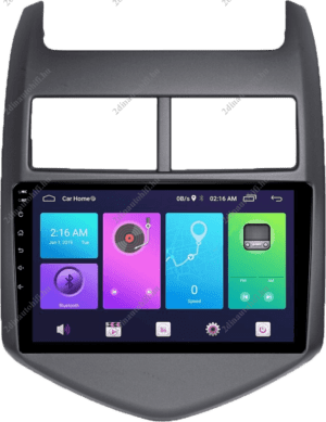 – típus specifikus autóhifi Chevrolet Aveo (2010-2013) 9″-os kijelzős 2 DIN Autórádió magyar Android rendszerrel Wifi Bluetooth DSP