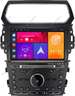 – típus specifikus autóhifi Ford Explorer (2011-2019) 10″-os magyar menüs Android GPS autórádió navigációval gyári fejegység helyére