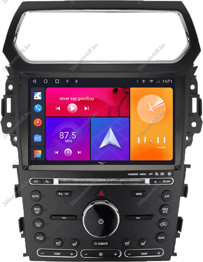 – típus specifikus autóhifi Ford Explorer (2011-2019) 10″-os magyar menüs Android GPS autórádió navigációval gyári fejegység helyére