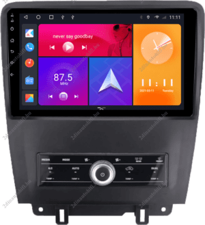 – típus specifikus autóhifi Ford Mustang (2009-2014) 10″-os kijelzős 2 DIN Autórádió magyar Android rendszerrel CAN adapter kormányvezérlés Wifi Bluetooth