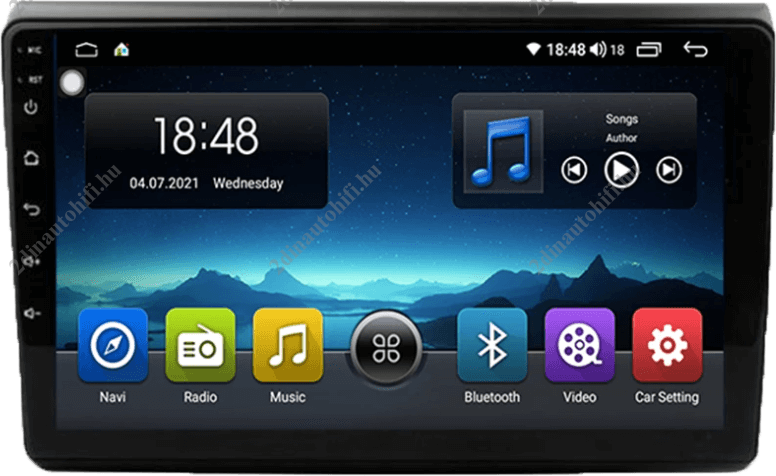 – típus specifikus autóhifi Fiat Bravo (2007-2012) 9″-os kijelzős 2 DIN Autórádió magyar Android rendszerrel Wifi Bluetooth DSP