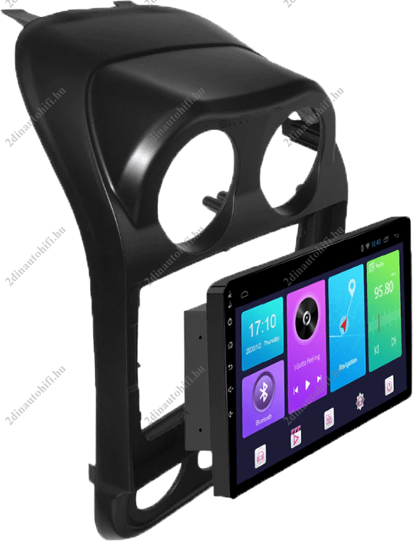 – típus specifikus autóhifi Jeep Cherokee (2011-2016) 10″-os autórádió magyar Android rendszerrel CAN adapter kormányvezérlés Wifi Bluetooth