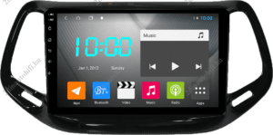 Jeep Cherokee (2017-) 10″-os magyar menüs Android GPS autórádió navigációval CAN BUS vezérléssel