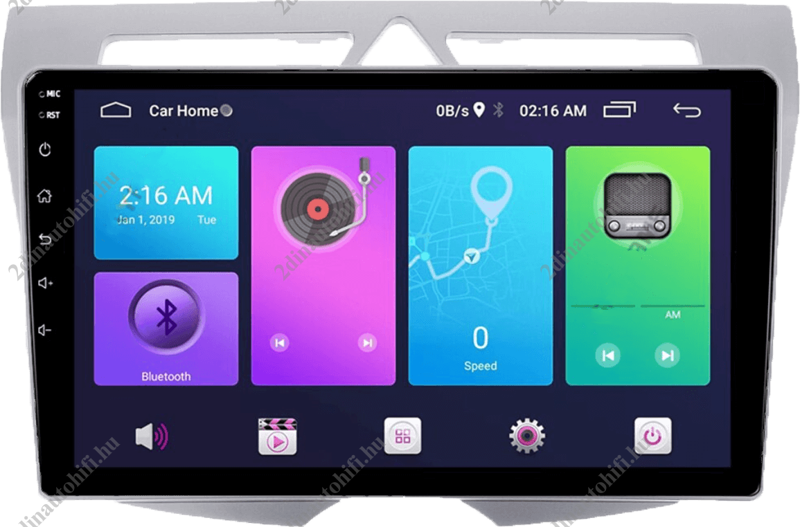 – típus specifikus autóhifi KIA Picanto (2008-2010) 9″-os kijelzős 2 DIN Autórádió magyar Android rendszerrel Wifi Bluetooth DSP