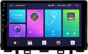 KIA Picanto (2016-) 9″-os kijelzős 2 DIN Autórádió magyar Android rendszerrel Wifi Bluetooth DSP