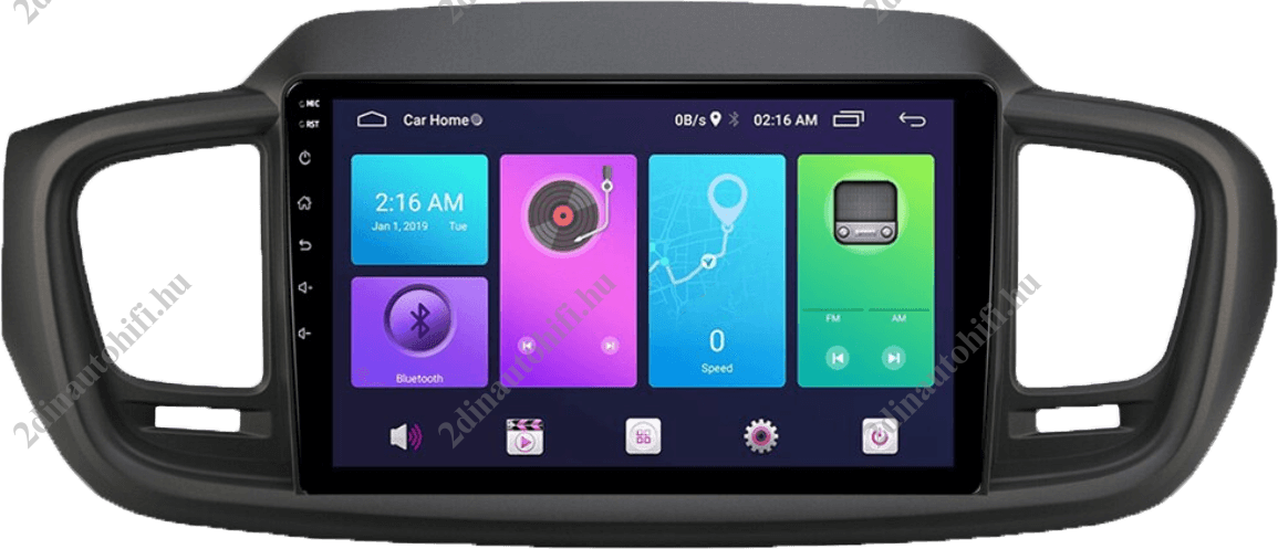 – típus specifikus autóhifi KIA Sorento (2015-) 10″-os magyar menüs Android GPS autórádió navigációval CAN BUS vezérléssel Wifi Bluetooth