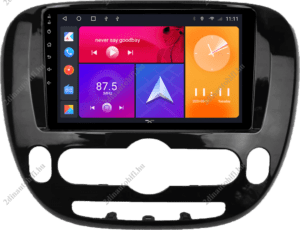 KIA Soul (2013-2018) automata és manuális klímáshoz is! 9″-os kijelzős 2 DIN Autórádió magyar Android rendszerrel Wifi Bluetooth DSP
