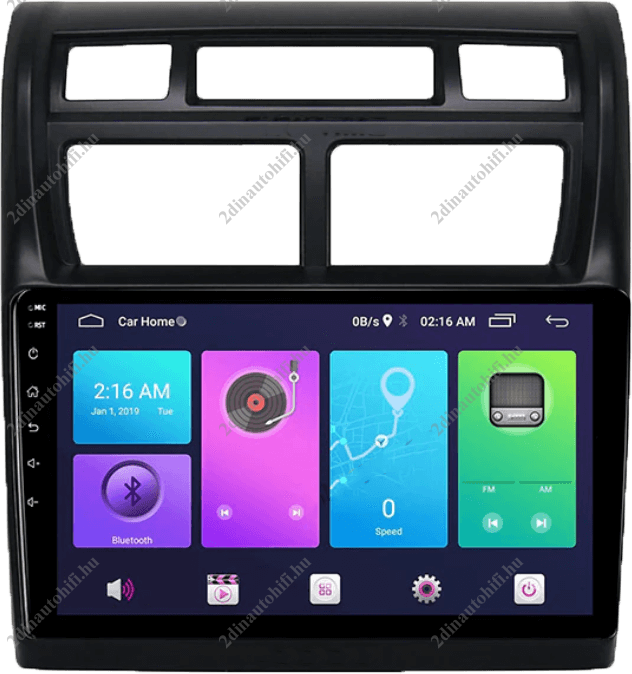 – típus specifikus autóhifi KIA Sportage (2007-2013) digit és manuális klímáshoz is! 9″-os kijelzős 2 DIN Autórádió magyar Android rendszerrel Wifi Bluetooth DSP