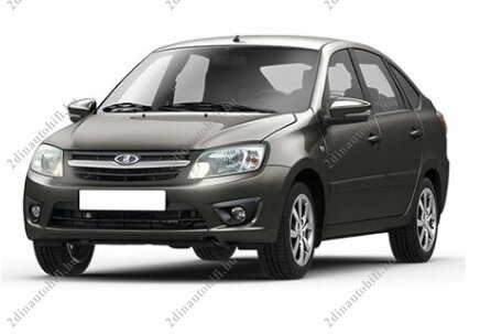 – típus specifikus autóhifi Lada Granta (2011-2017) 9″-os kijelzős 2 DIN Autórádió magyar Android rendszerrel Wifi Bluetooth DSP
