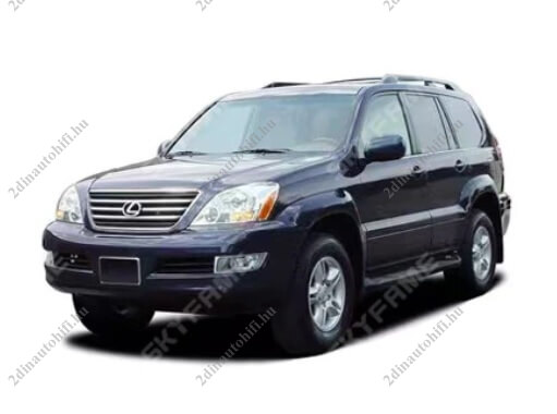 – típus specifikus autóhifi Lexus GX470 Toyota Land Cruiser (2002-2009) 9″-os kijelzős 2 DIN Autórádió magyar Android rendszerrel CAN adapter kormányvezérlés Wifi Bluetooth