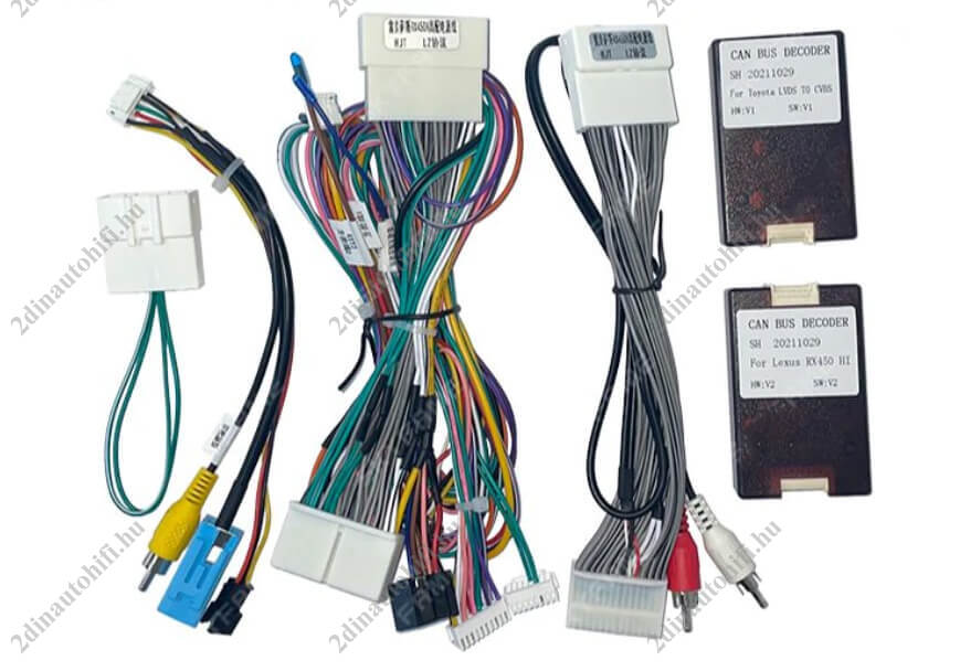 – típus specifikus autóhifi Lexus RX (2008-2015) 9″-os kijelzős 2 DIN Autórádió magyar Android rendszerrel CAN adapter kormányvezérlés Wifi Bluetooth