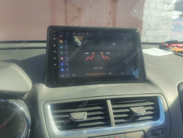 – típus specifikus autóhifi Opel Mokka (2012-2018) 9″-os kijelzős CAN BUS vezérelt 2 DIN Autórádió magyar Android rendszerrel Wifi Bluetooth DSP