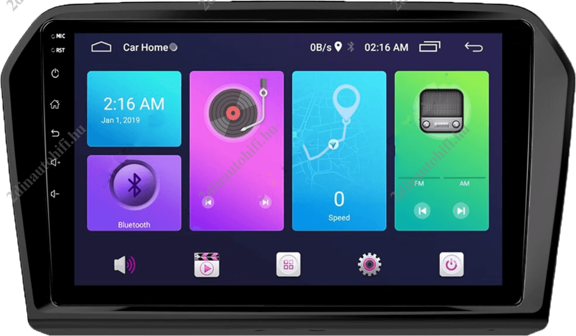 – típus specifikus autóhifi VW Jetta (2013-2017) 9″-os kijelzős 2 DIN Autórádió magyar Android rendszerrel Wifi Bluetooth DSP