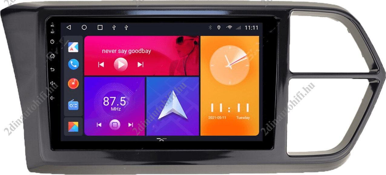 – típus specifikus autóhifi VW Jetta (2019-) 10″-os kijelzős 2 DIN Android Autóhifi magyar nyelvű rendszerrel Wifi Bluetooth DSP