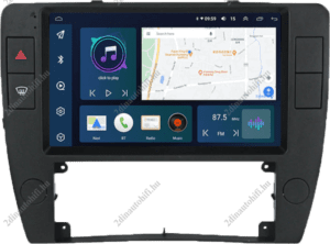 – típus specifikus autóhifi VW Passat B5 (2000-2005) 9″-os kijelzős 2 DIN Android autóhifi középkonzol magyar nyelvű rendszerrel Wifi Bluetooth DSP