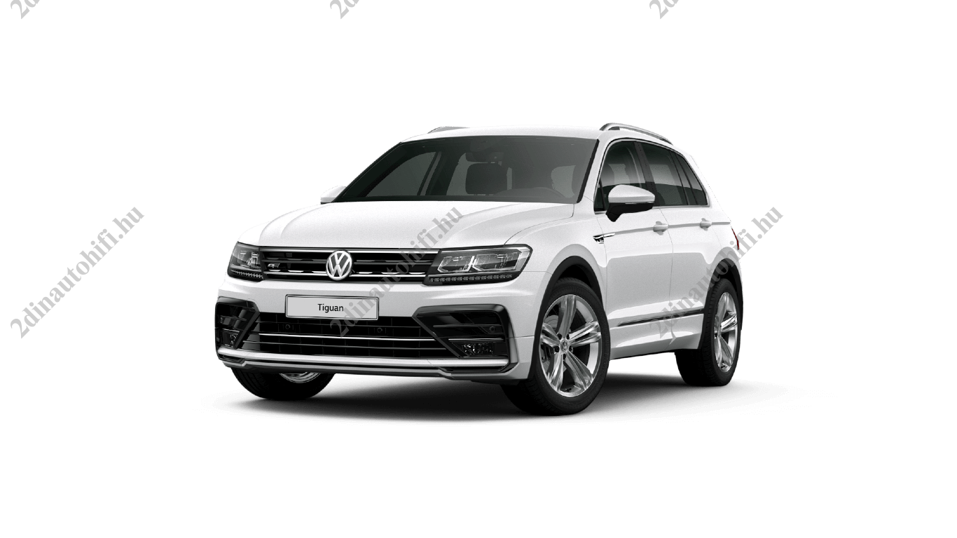 – típus specifikus autóhifi VW Tiguan (2017-2018) 10″-os kijelzős 2 DIN Autórádió magyar Android rendszerrel Wifi Bluetooth DSP