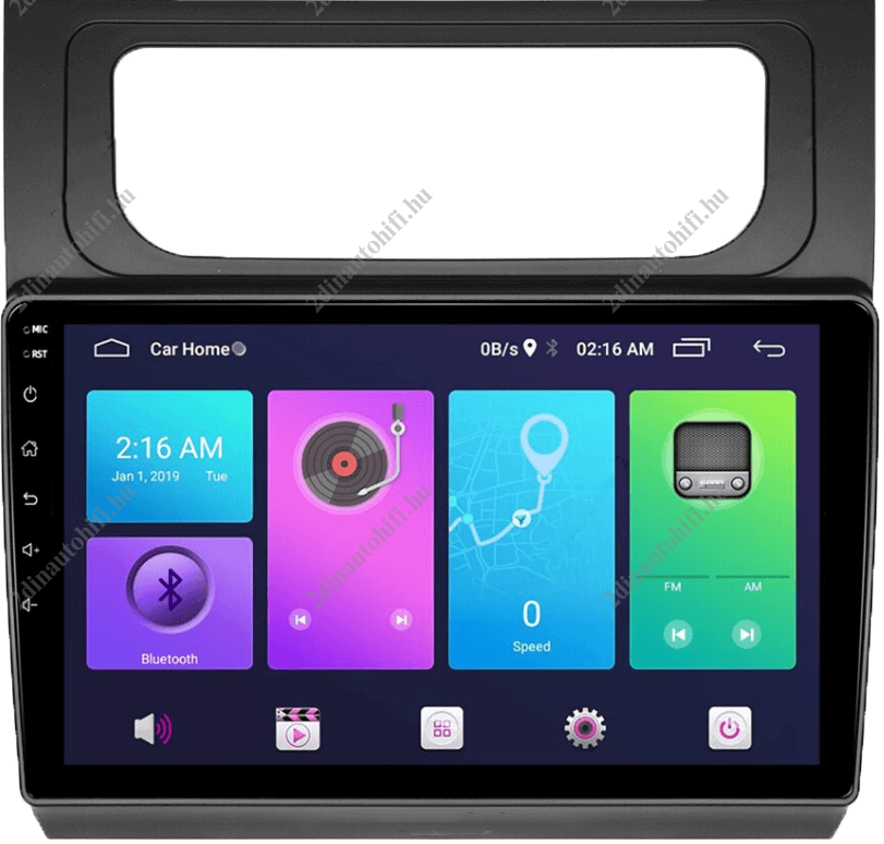 – típus specifikus autóhifi VW Touran (2004-2015) 10″-os kijelzős 2 DIN Android autóhifi középkonzol magyar nyelvű rendszerrel Wifi Bluetooth DSP automata és manuális klímáshoz is!