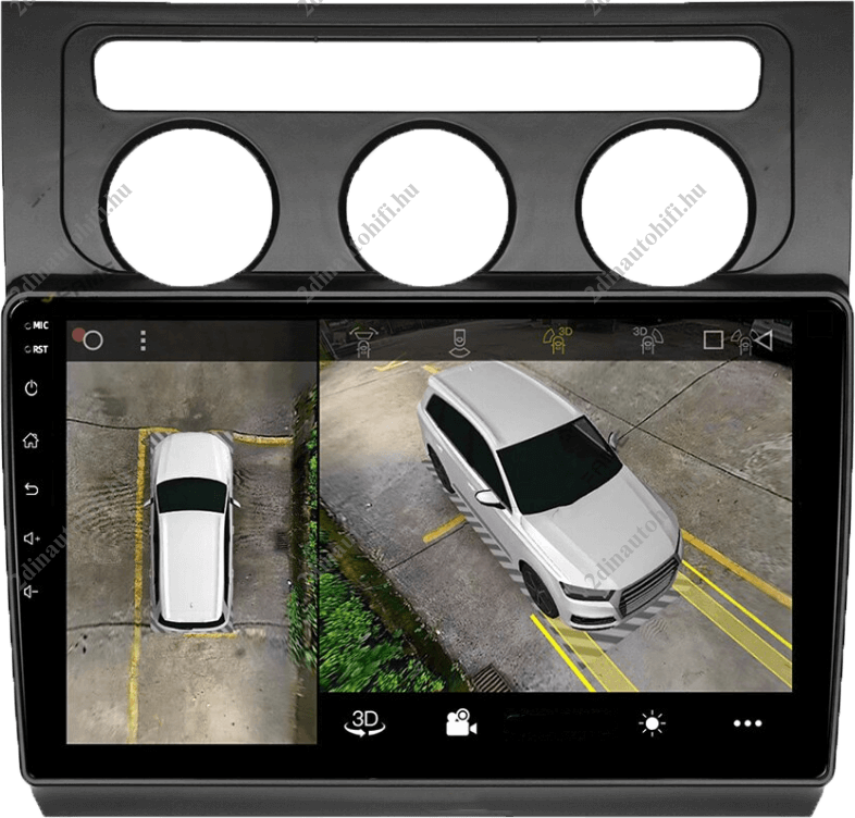 – típus specifikus autóhifi VW Touran (2004-2015) 10″-os kijelzős 2 DIN Android autóhifi középkonzol magyar nyelvű rendszerrel Wifi Bluetooth DSP automata és manuális klímáshoz is!