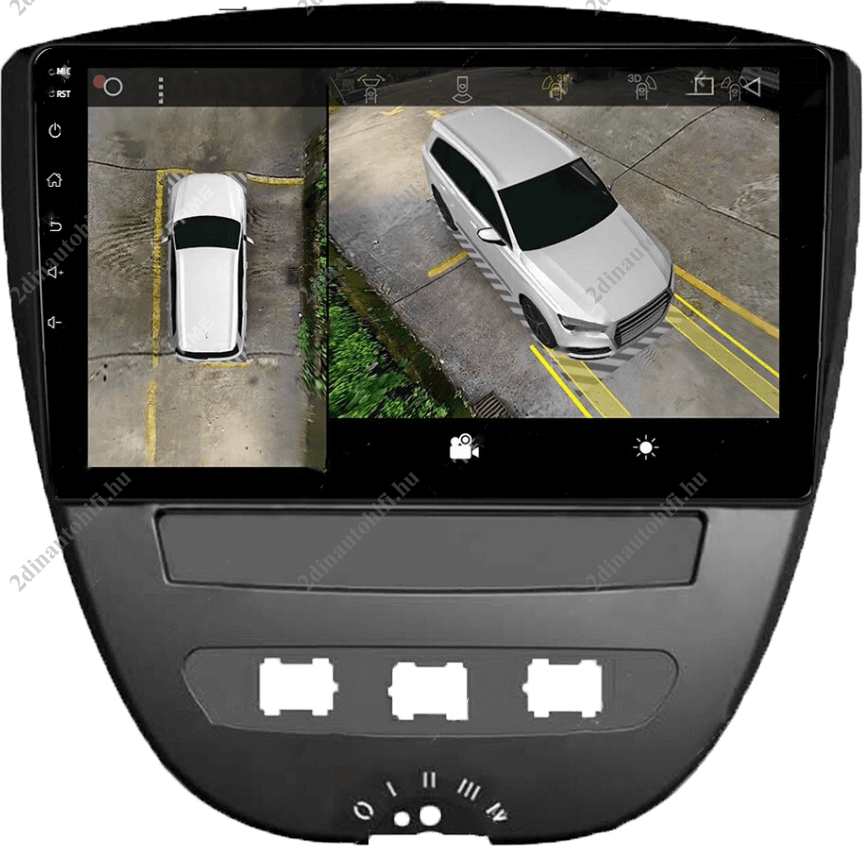 – típus specifikus autóhifi Citroen C1 Peugeot 107 Toyota Aygo (2005-2014) 9