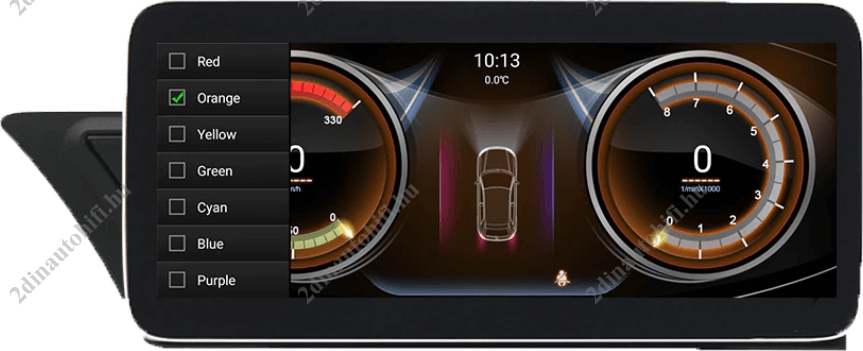 – típus specifikus autóhifi Audi A4 B8 (2009-2017) 8,8