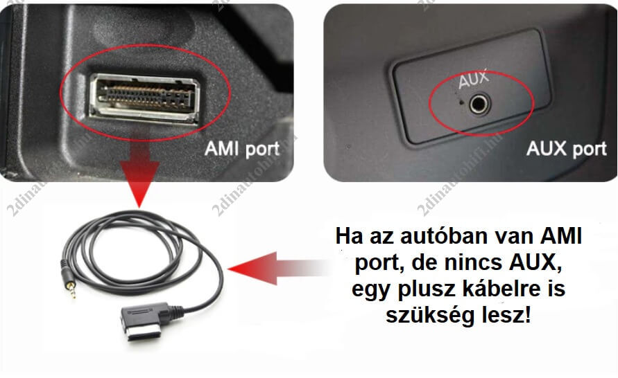 – típus specifikus autóhifi Audi A4 B8 (2009-2017) 8,8