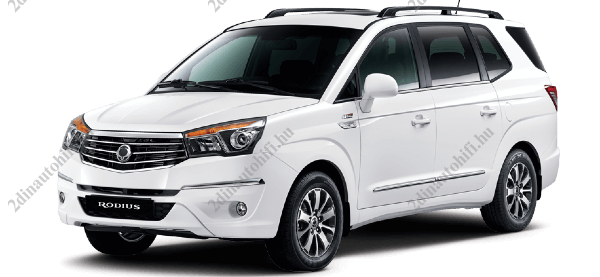 – típus specifikus autóhifi SSangYong Rodius (2013-) 7