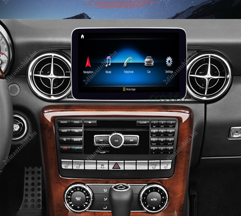 – típus specifikus autóhifi Mercedes SLK R172 R231 SL (2011-2018) 8,4
