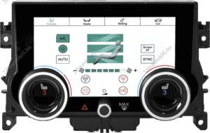 – típus specifikus autóhifi LAND ROVER RANGE ROVER EVOQUE (2012-2018) digitális Klímapanel 10