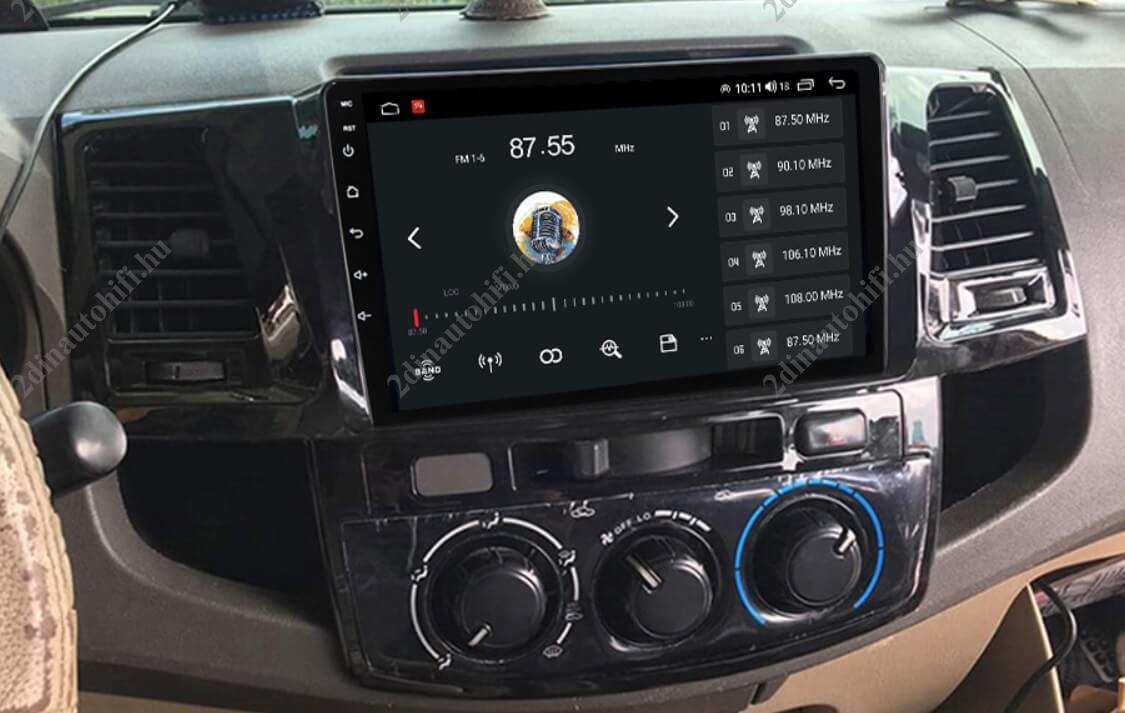 – típus specifikus autóhifi Toyota Hilux (2005-2014) 9